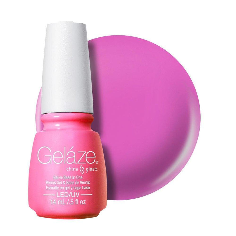 China Glaze Gelaze Gel & Base 14ml - Bottoms Up - Professional Salon Brands