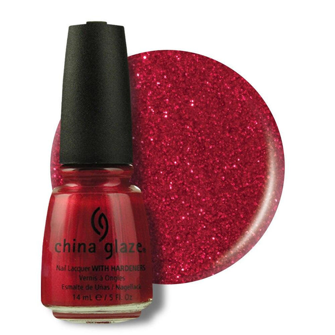 China Glaze Nail Lacquer 14ml - Red Pearl - Professional Salon Brands