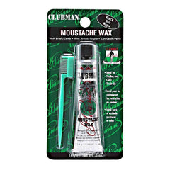 Clubman Pinaud Moustache Wax Hang Pack - Black 14g - Professional Salon Brands