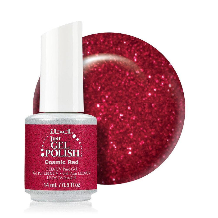 ibd Just Gel Polish 14ml - Cosmic Red - Professional Salon Brands