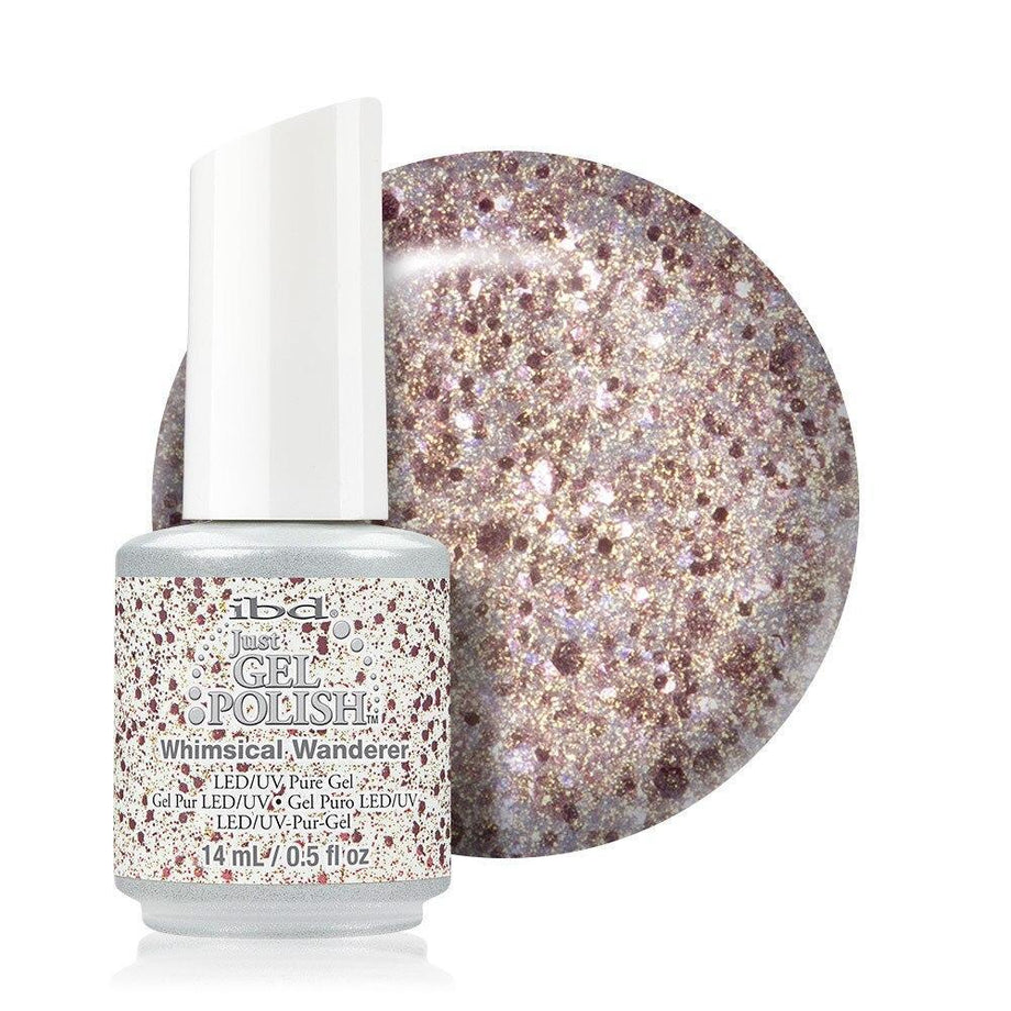 ibd Just Gel Polish 14ml - Whimsical Wanderer (Glitter) - Professional Salon Brands