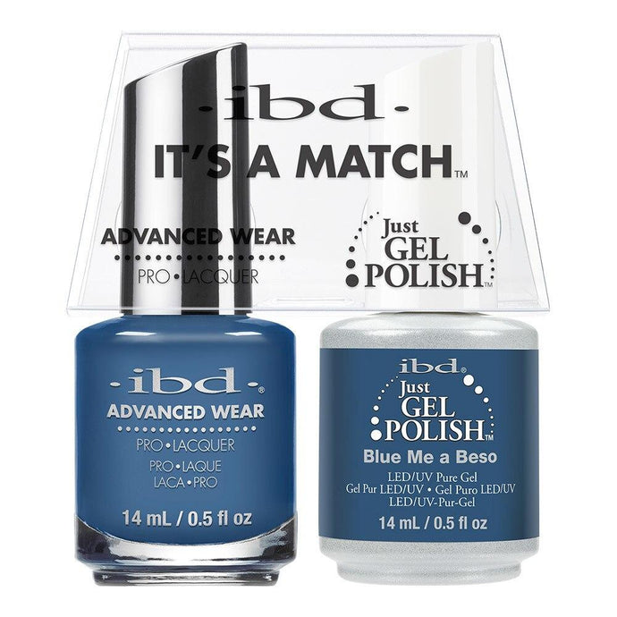 ibd Gel Polish & Lacquer Duo - Blue Me A Beso - Professional Salon Brands