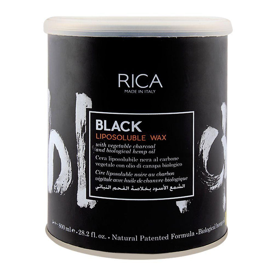 Rica Liposoluble Wax 800ml - Black Hemp