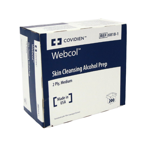 Webcol Alcohol Swabs 200pk